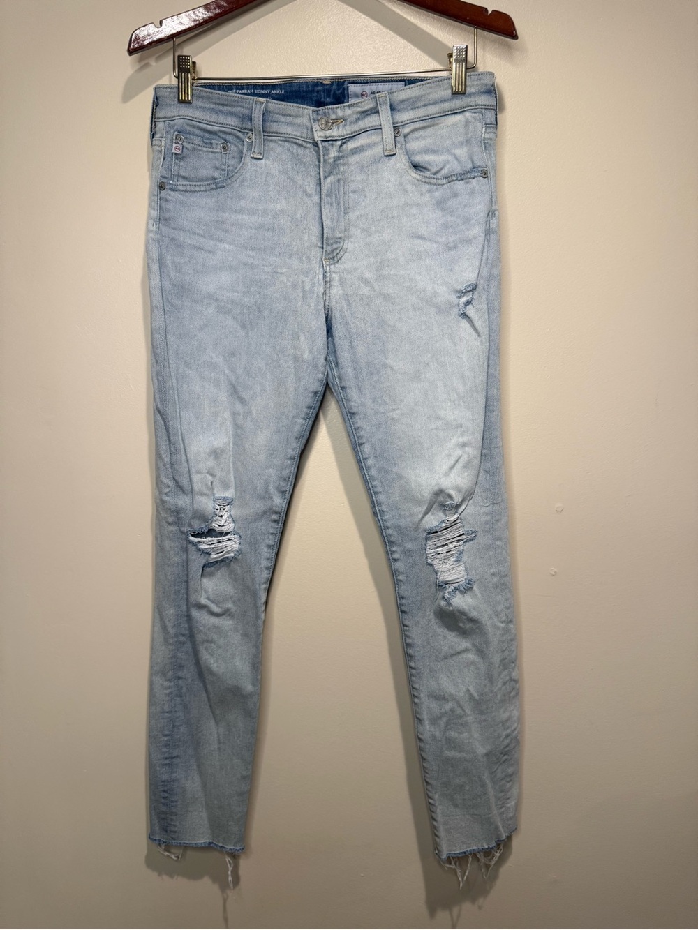 AG Adriano Goldschmied The Farrah Skinny Ankle High Rise Jeans Size 30R
